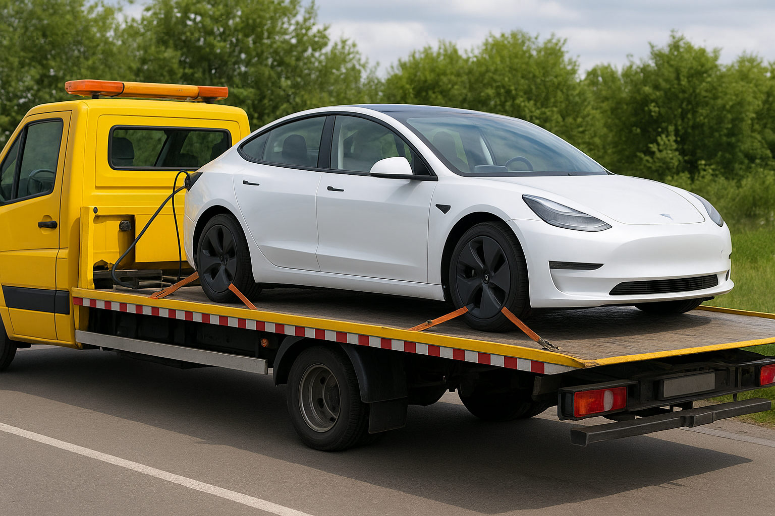 ელექტრო მანქანის ევაკუაცია — რას უნდა მივაქციოთ ყურადღება?